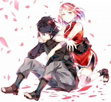 Saske & amp; Sakura anime képek anime művészet