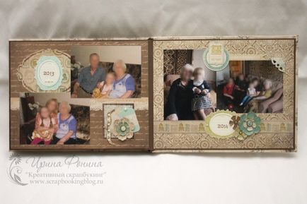 Albumul de familie ca dar pentru bunica de 90 de ani - scrapbooking creativ