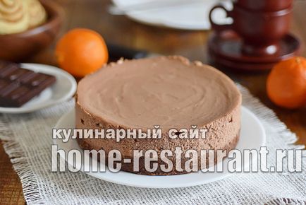 Csokoládés sajttorta recept lépésről lépésre képek (főzni csokoládé sajttorta) Csokoládés sajttorta recept lépésről lépésre fotók