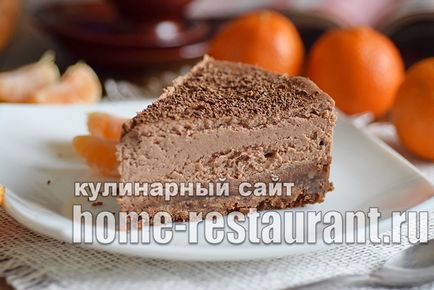 Шоколадний чізкейк рецепт з фото крок за кроком