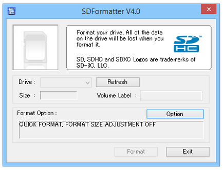 Завантажити sdformatter 4