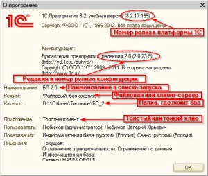 Поради користувачу 1с як дізнатися, яка встановлена ​​платформа 1С і конфігурація