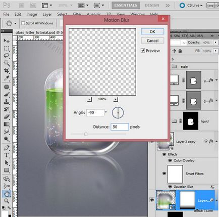 Creați litere de sticlă în Photoshop