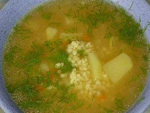Суп круп'яної на м'ясному бульйоні - 4 рецепта - суп - перші страви - мої улюблені рецепти