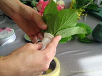 Esküvői csokor a kezüket, a menyasszonyi csokor, DIY