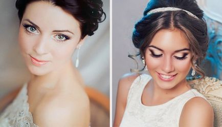 Весільний макіяж для брюнеток (22 фото) make-up і зачіска нареченої 2017, ніжні образи на весілля
