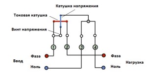 Схема підключення електролічильника