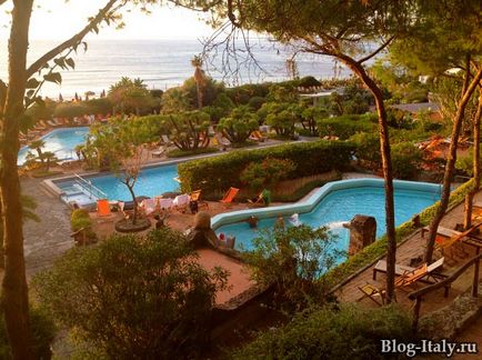 Thermal park a sziget Ischia (sziget) Thermal park Ischia szigetén