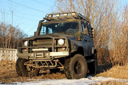 Autó Tuning UAZ Hunter a Moszkva autóklub