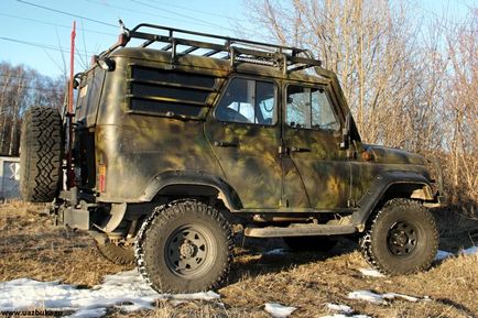 Тюнінг автомобіля УАЗ хантер від московського позашляхового клубу