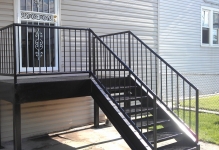 Вуличні сходи з металу на другий поверх, фото залізних для дачі