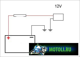 Beállítás kimeneti 12V - információ-szórakoztató portál motorosok (kerékpárosok)