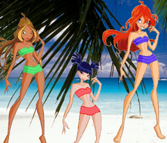 Winx pe plaja joaca online gratuit, jocuri pentru fete