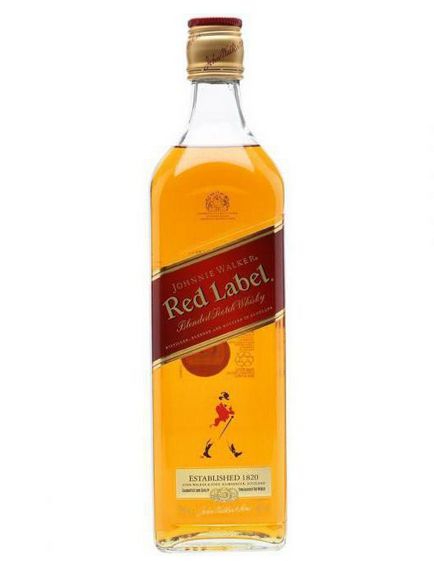 Whisky Johnny Walker Compoziția etichetei roșii, după gust și recenzii