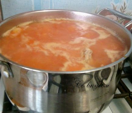 Delicioase borsch cu carne de vită - rețetă pas cu pas cu fotografie