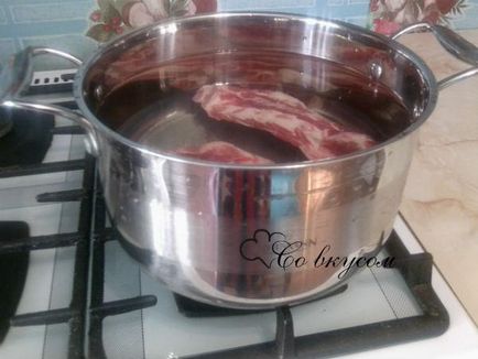 Delicioase borsch cu carne de vită - rețetă pas cu pas cu fotografie