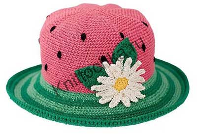 В'язання гачком шапки для дівчаток