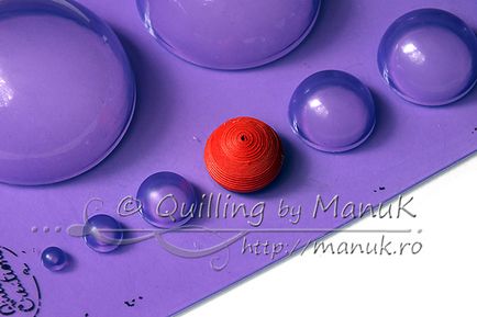 Cherry boabe în tehnica quilling