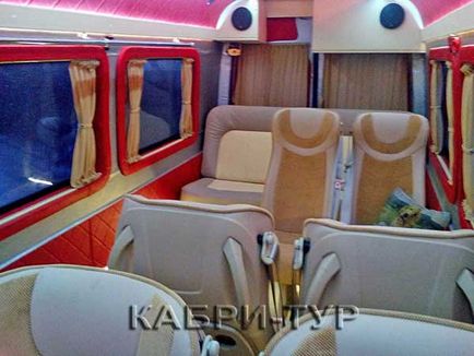 Limousine busz (patibasa) Nyizsnyij Novgorod - a cég - CABRI túra