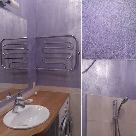 Folyékony tapéta a fürdőszobában fényképet, és hogyan kell alkalmazni (fotó) Folyékony tapéta a fürdőszobában fényképet, és hogyan kell alkalmazni