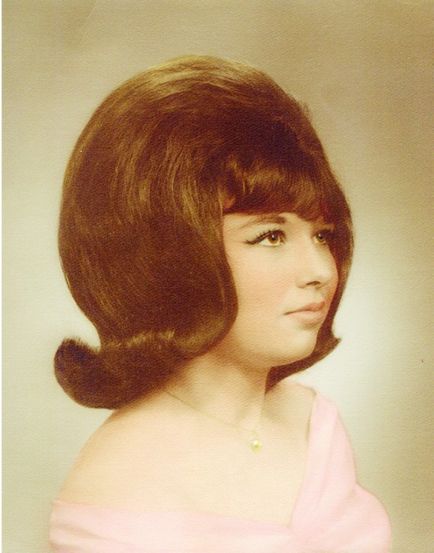 20 frizurák, hogy volt a divat a 60-as években, és ma úgy tűnik, vicces