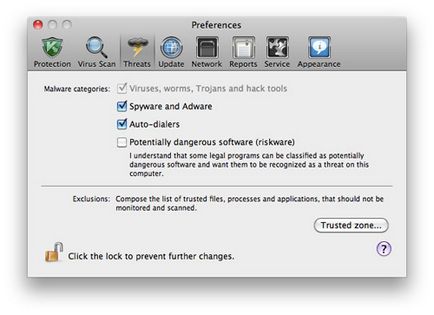 Kaspersky Anti-Virus pentru Mac OS x prima vedere