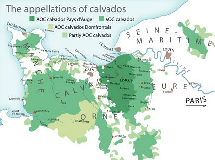 Denumirea Calvados