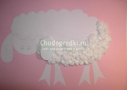 Alkalmazása a „birka” törlőkendő (hogyan kell csinálni rátét darabos) Alkalmazása szalvéták „bárány”