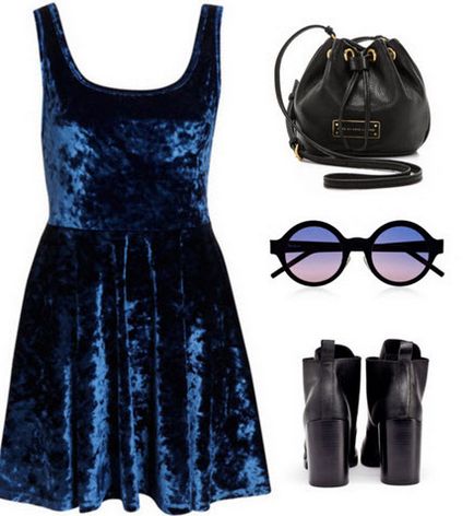 Velvet dress - cu ce sa poarte