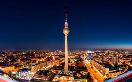 Turnul TV Berlin (berliner fernsehturm)