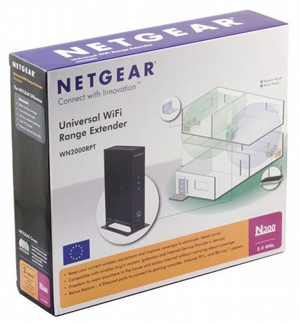 Бездротовий повторювач netgear wn2000rpt