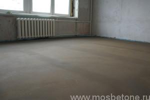 Бетонна стяжка для підлоги - витрата, марки і склад бетону
