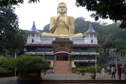 Budist templu complex dambulla (templu dambulla pestera)