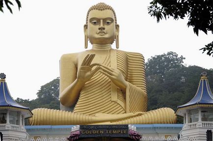 Budist templu complex dambulla (templu dambulla pestera)