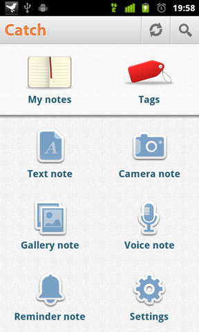 Catch notes для android