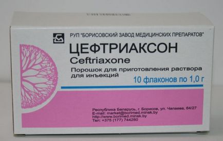 Ceftriaxone за прегледи на простатата, ползи, противопоказания