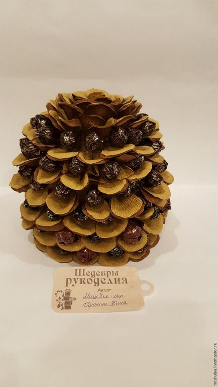 Робимо композицію «шишка з сюрпризом» - ярмарок майстрів - ручна робота, handmade