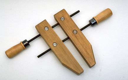 Дерев'яні струбцини своїми руками інструменти, технологічний процес