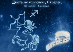 Diéta horoszkóp Nyilas (november 23-december 21.) menü