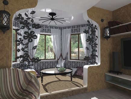 Дизайн кімнати з еркером в квартирі і приватному будинку фото