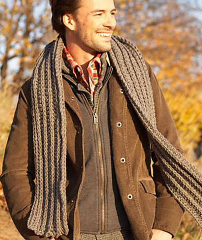Довжина чоловічого шарфа правильні пропорції
