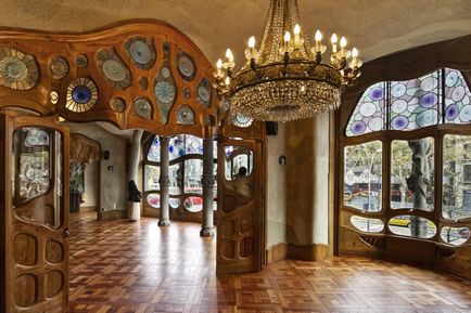 Casa Batllo Antonio Gaudi Barcelona - a ház csontok