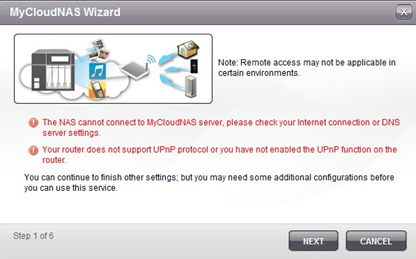 Accesul la sistemul nas de la qnap prin Internet folosind serviciul mycloudnas, qnap