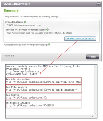 Accesul la sistemul nas de la qnap prin Internet folosind serviciul mycloudnas, qnap