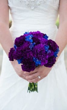 Purple buchet de mireasa de idei si decoratiuni foto