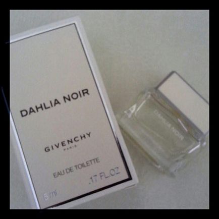 Givenchy dahlia noir - informatii despre parfumuri