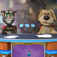 Jocul Talking Tom Cat - Animal de companie fluffy în browser-ul dvs. pentru a juca online gratuit