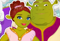 Joc Shrek și Fiona - nunta online gratuită