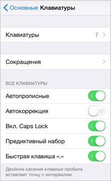 Використання клавіатури iphone