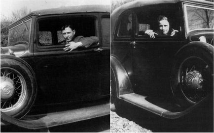 A történelem az élet és a halál Bonnie és Clyde